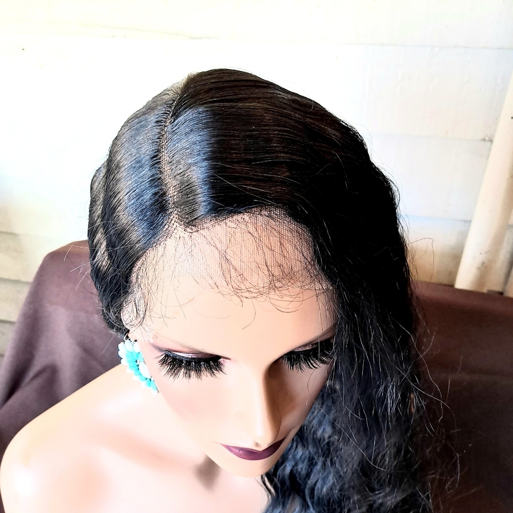 Long 32" Inch Deep Wave Wig - Picture 4 of 5